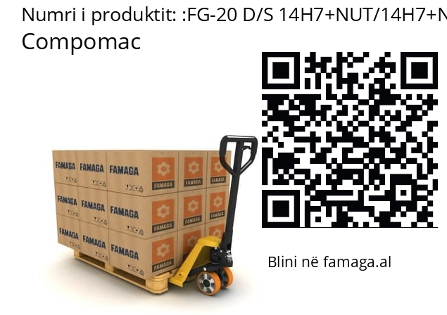   Compomac FG-20 D/S 14H7+NUT/14H7+NUT