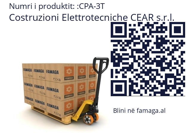   Costruzioni Elettrotecniche CEAR s.r.l. CPA-3T