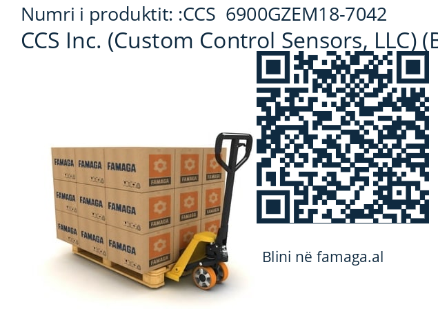       CCS  6900GZEM18-7042 CCS Inc. (Custom Control Sensors, LLC) (Brand of OPTEX GROUP) CCS  6900GZEM18-7042
