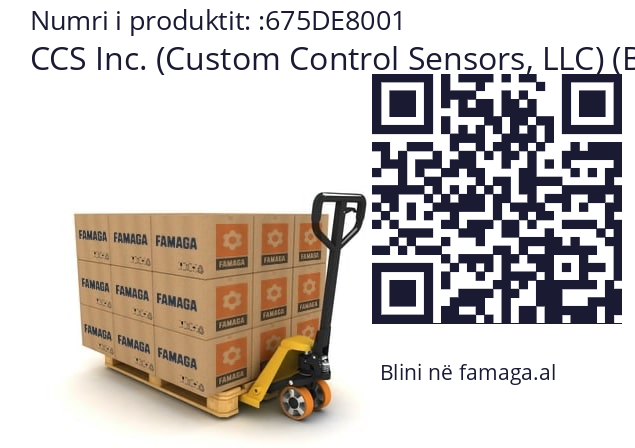   CCS Inc. (Custom Control Sensors, LLC) (Brand of OPTEX GROUP) 675DE8001