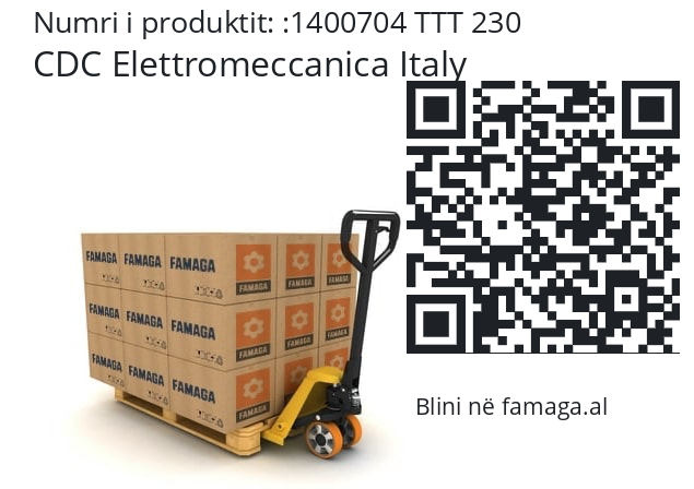   CDC Elettromeccanica Italy 1400704 TTT 230