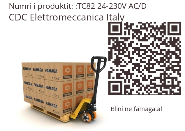   CDC Elettromeccanica Italy TC82 24-230V AC/D