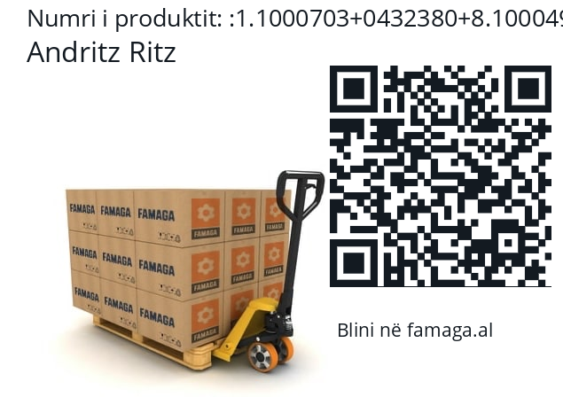   Andritz Ritz 1.1000703+0432380+8.1000492