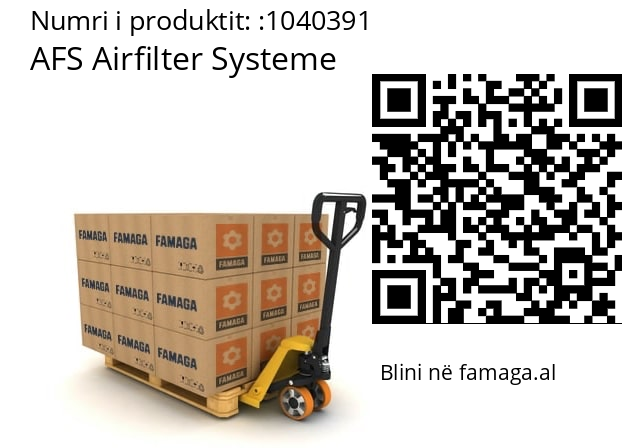  AFS Airfilter Systeme 1040391