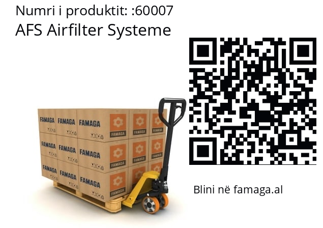   AFS Airfilter Systeme 60007