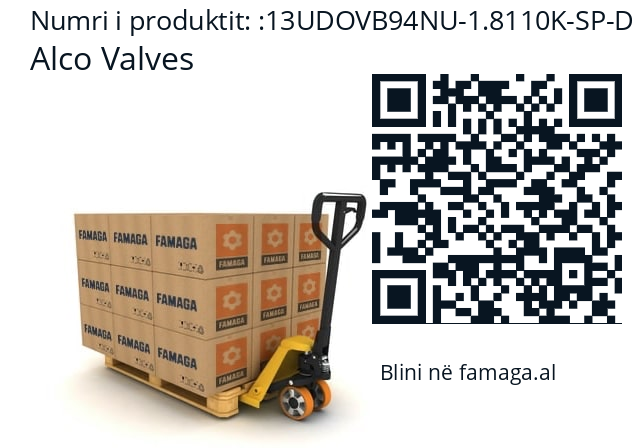   Alco Valves 13UDOVB94NU-1.8110K-SP-DB01