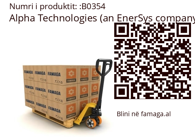   Alpha Technologies (an EnerSys company) B0354