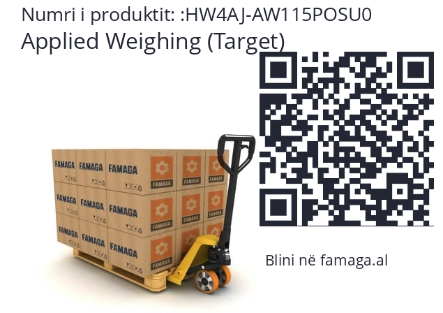   Applied Weighing (Target) HW4AJ-AW115POSU0