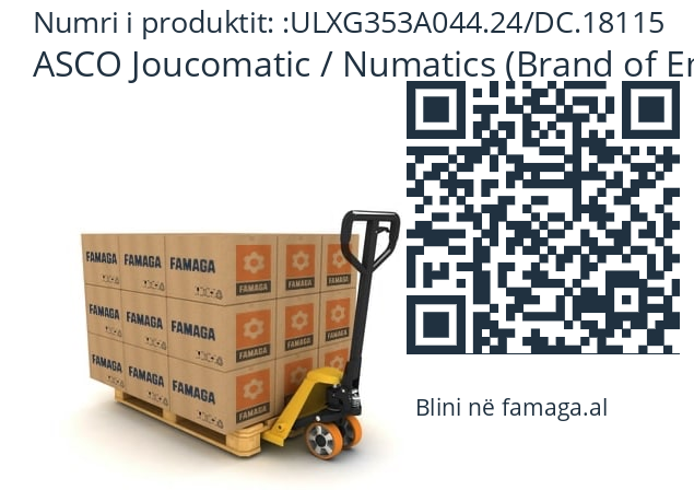   ASCO Joucomatic / Numatics (Brand of Emerson) ULXG353A044.24/DC.18115