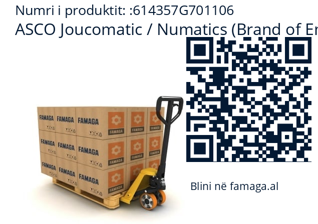   ASCO Joucomatic / Numatics (Brand of Emerson) 614357G701106