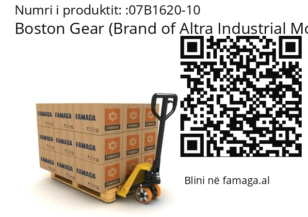   Boston Gear (Brand of Altra Industrial Motion) 07B1620-10