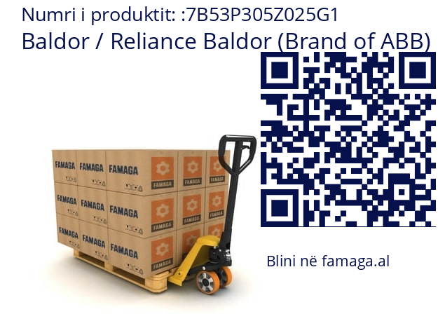   Baldor / Reliance Baldor (Brand of ABB) 7B53P305Z025G1