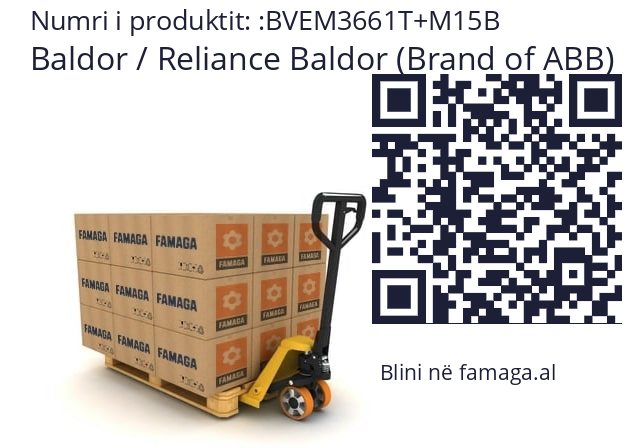   Baldor / Reliance Baldor (Brand of ABB) BVEM3661T+M15B