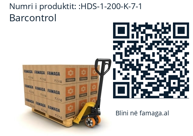   Barcontrol HDS-1-200-K-7-1