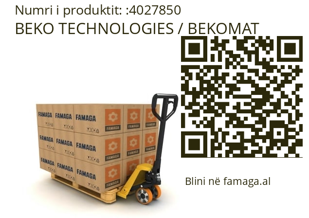   BEKO TECHNOLOGIES / BEKOMAT 4027850