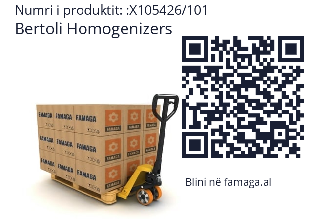   Bertoli Homogenizers Х105426/101