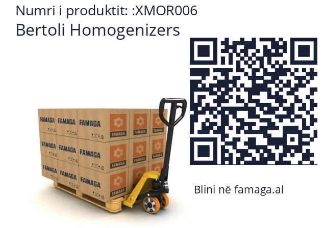   Bertoli Homogenizers XMOR006