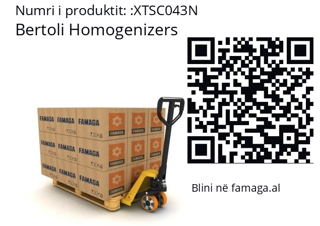   Bertoli Homogenizers XTSC043N