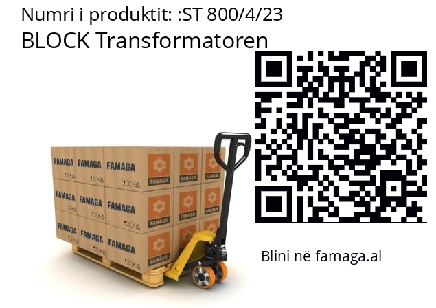   BLOCK Transformatoren ST 800/4/23