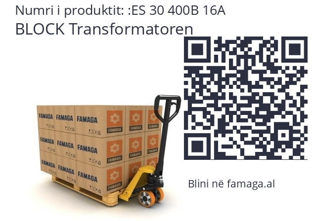   BLOCK Transformatoren ES 30 400В 16А