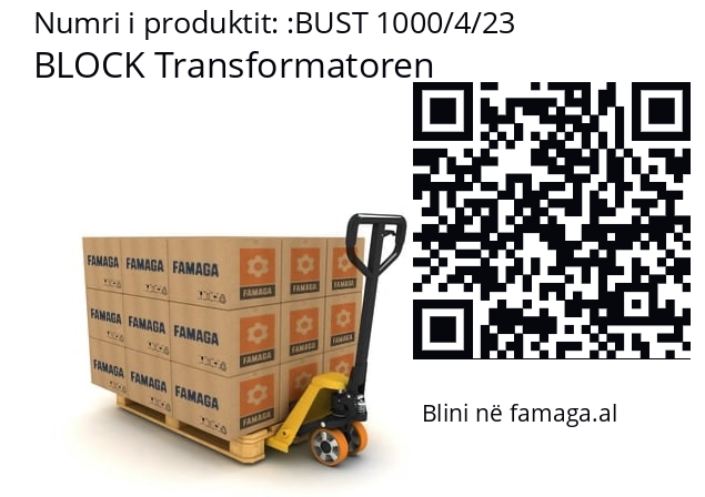   BLOCK Transformatoren BUST 1000/4/23