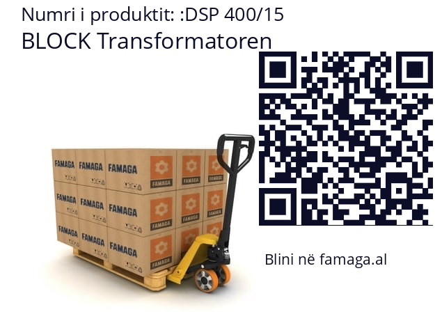   BLOCK Transformatoren DSP 400/15