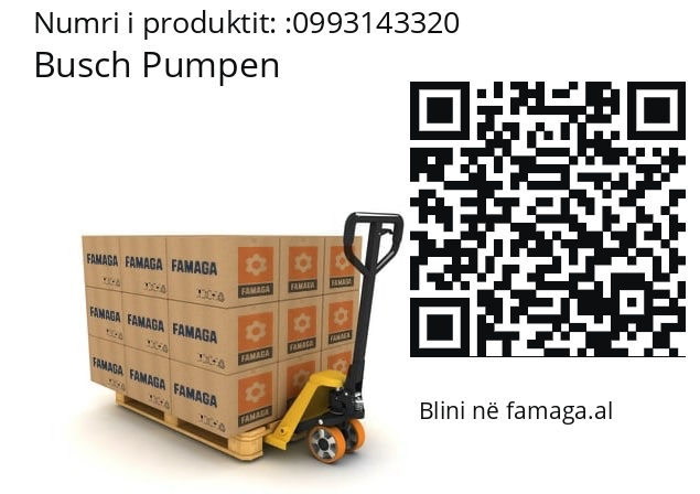   Busch Pumpen 0993143320