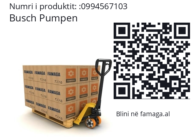   Busch Pumpen 0994567103