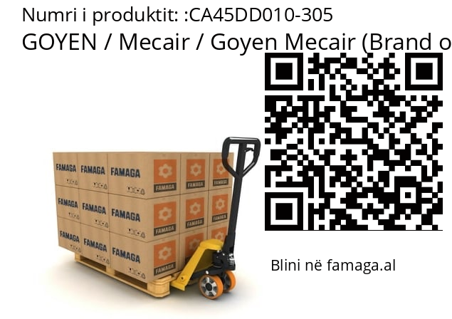   GOYEN / Mecair / Goyen Mecair (Brand of Pentair) CA45DD010-305