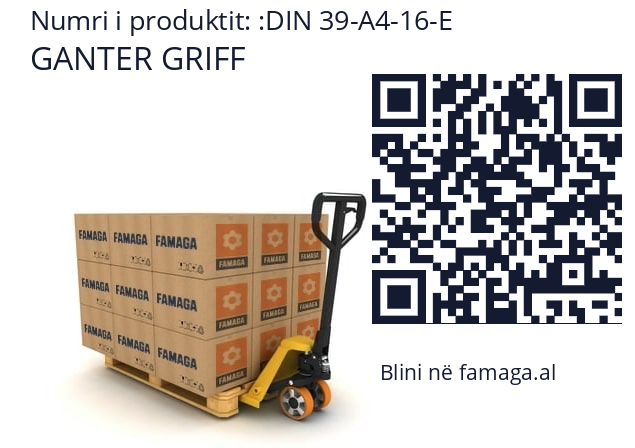   GANTER GRIFF DIN 39-A4-16-E