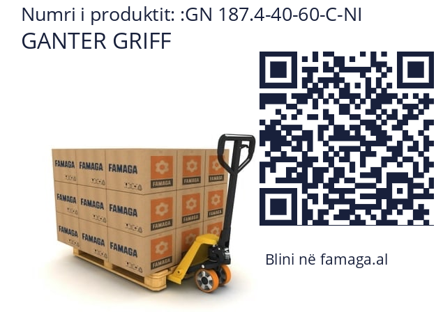   GANTER GRIFF GN 187.4-40-60-C-NI