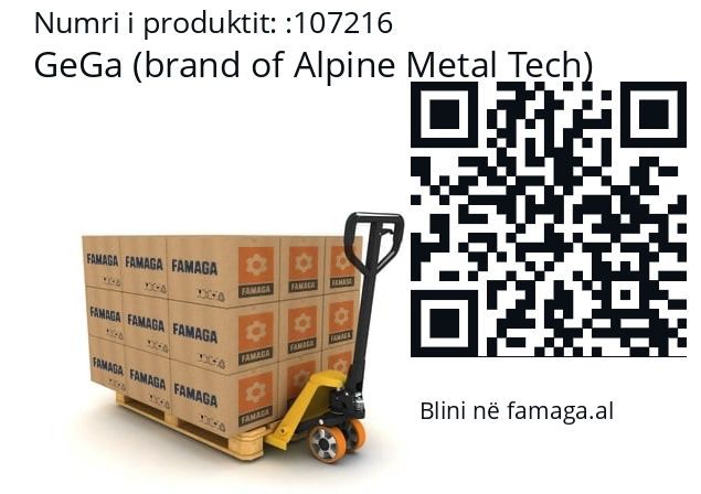   GeGa (brand of Alpine Metal Tech) 107216