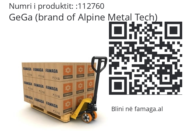   GeGa (brand of Alpine Metal Tech) 112760