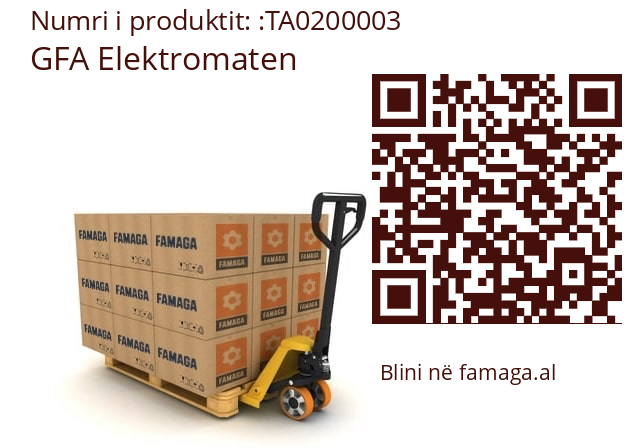   GFA Elektromaten TA0200003