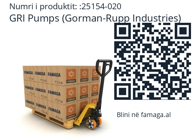  GRI Pumps (Gorman-Rupp Industries) 25154-020