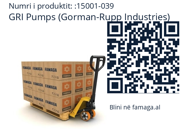   GRI Pumps (Gorman-Rupp Industries) 15001-039