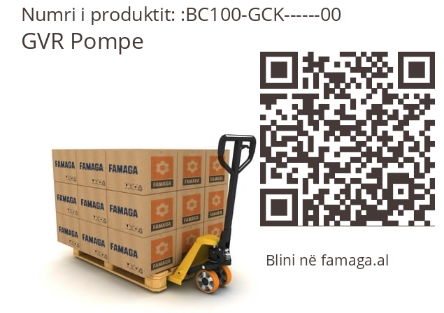   GVR Pompe BC100-GCK------00
