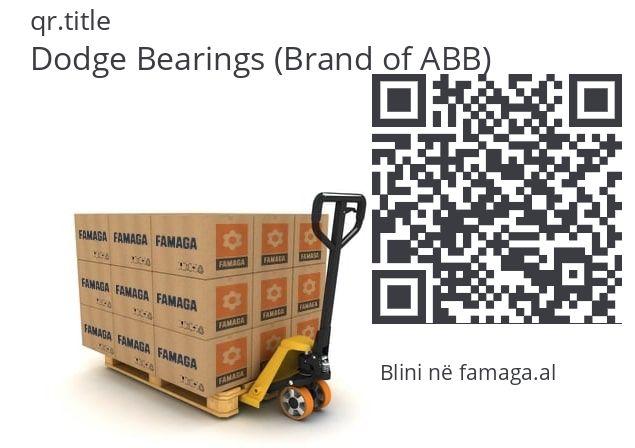   Dodge Bearings (Brand of ABB) 132426