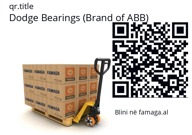   Dodge Bearings (Brand of ABB) 111079