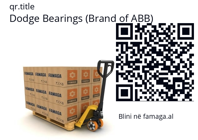   Dodge Bearings (Brand of ABB) 111108