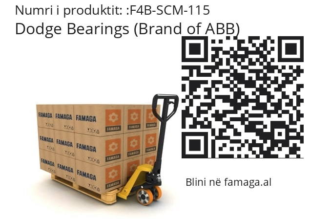   Dodge Bearings (Brand of ABB) F4B-SCM-115