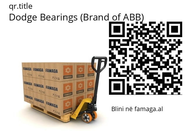   Dodge Bearings (Brand of ABB) P2B−DLMAH−103