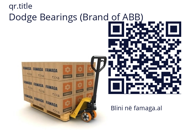   Dodge Bearings (Brand of ABB) P2B-DI-106R