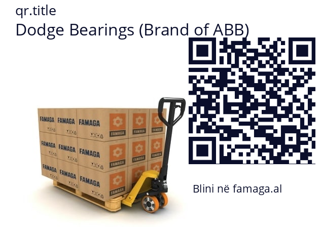   Dodge Bearings (Brand of ABB) F4B-E-307R