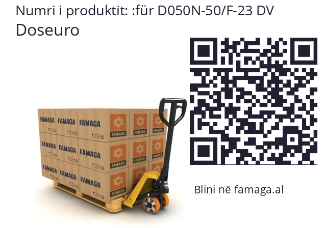   Doseuro für D050N-50/F-23 DV