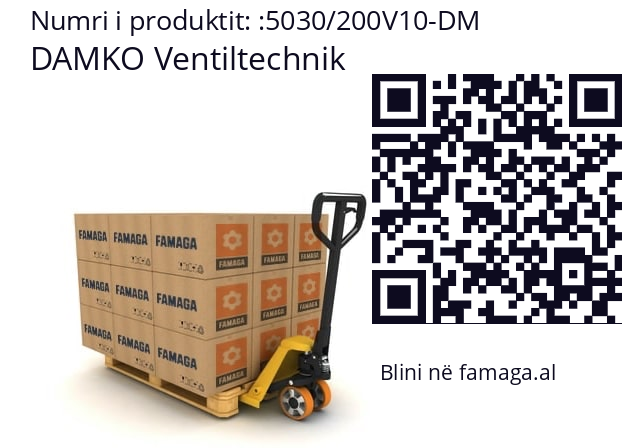   DAMKO Ventiltechnik 5030/200V10-DM