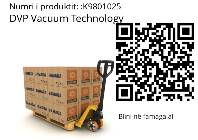   DVP Vacuum Technology K9801025