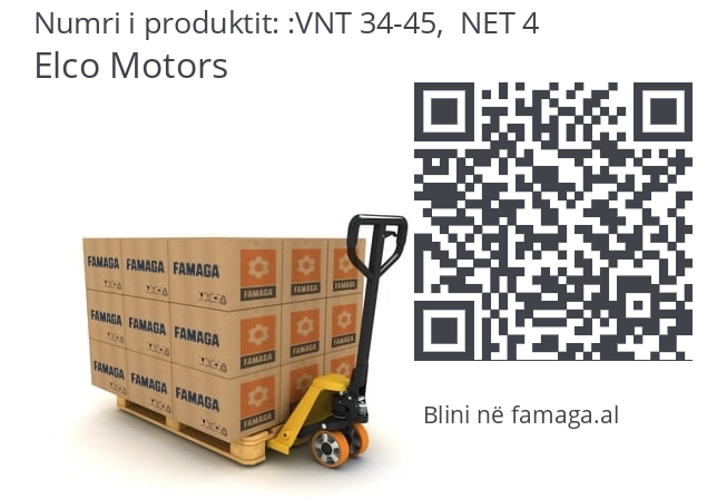   Elco Motors VNT 34-45,  NET 4