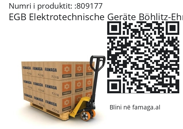  EGB Elektrotechnische Geräte Böhlitz-Ehrenberg 809177