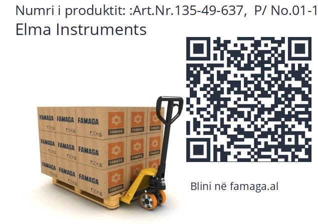   Elma Instruments Art.Nr.135-49-637,  P/ No.01-1234-20